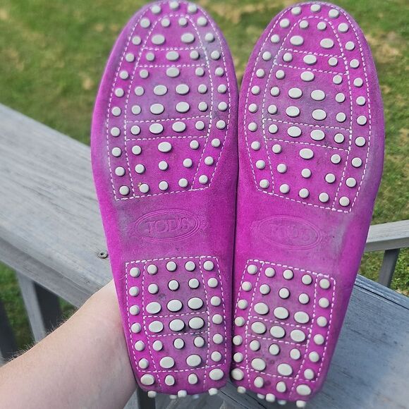 Tod's Suede Slip-On Loafers Size 37 (US 7) - Picture 6 of 6